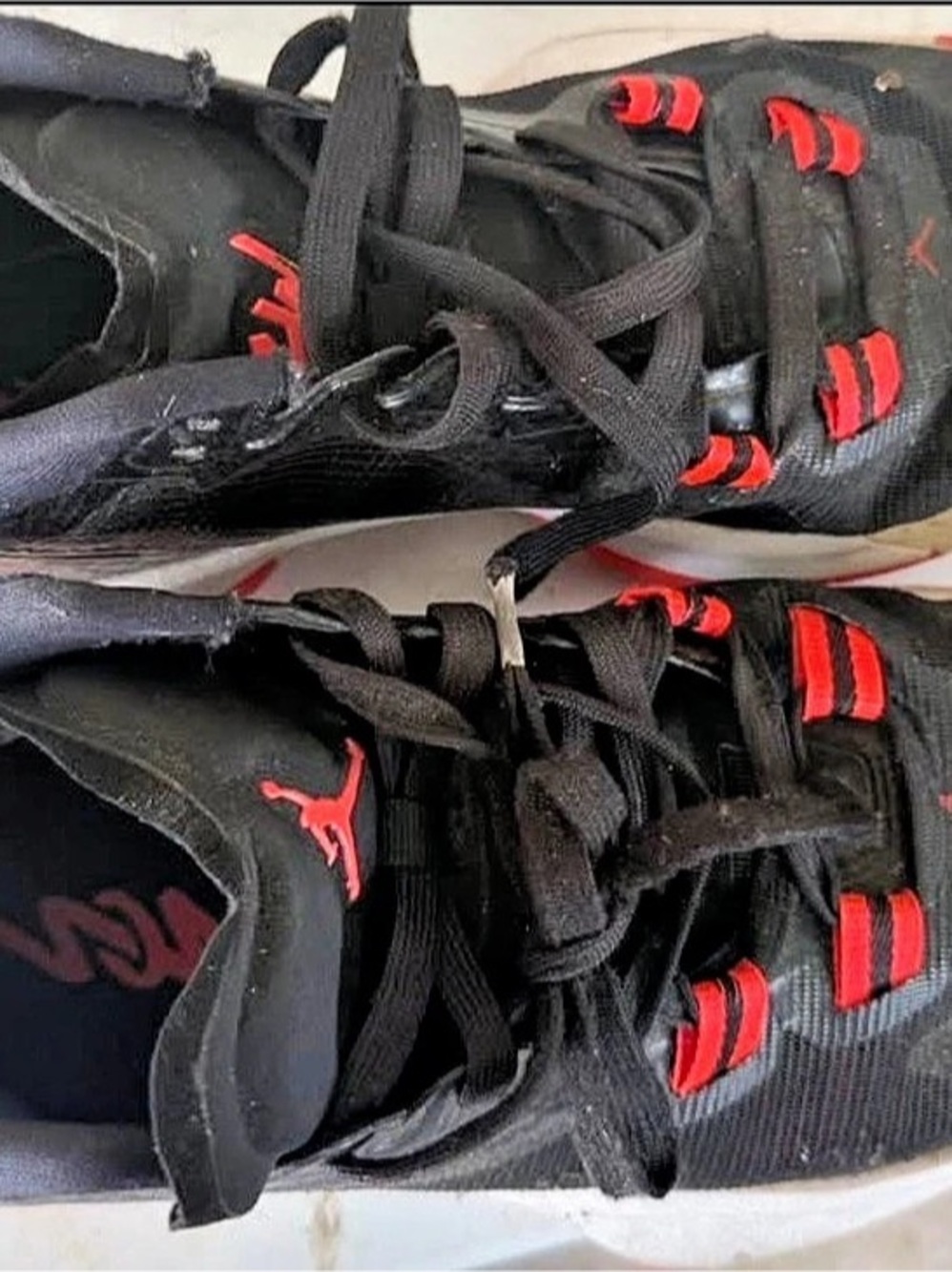 Jordan Black & Red Sneakers US 8